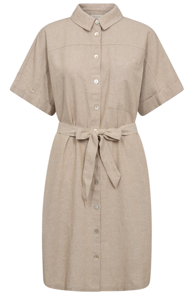 FQLAVA SHIRTDRESS 205917 SAND MELANGE